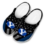 byu cougars stellar stripes theme clog best selling