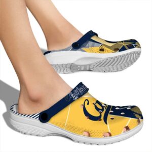 california golden bears geometric background clog fashion forward