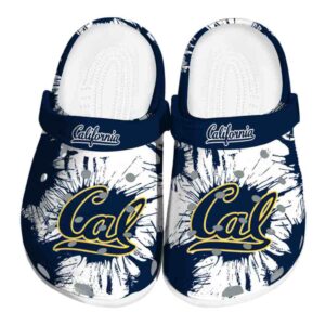 california golden bears splatter graphics clog best selling