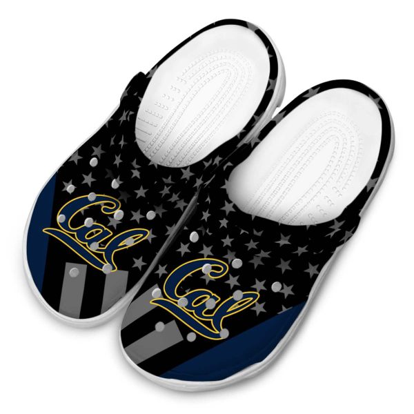 california golden bears stellar stripes theme clog latest model