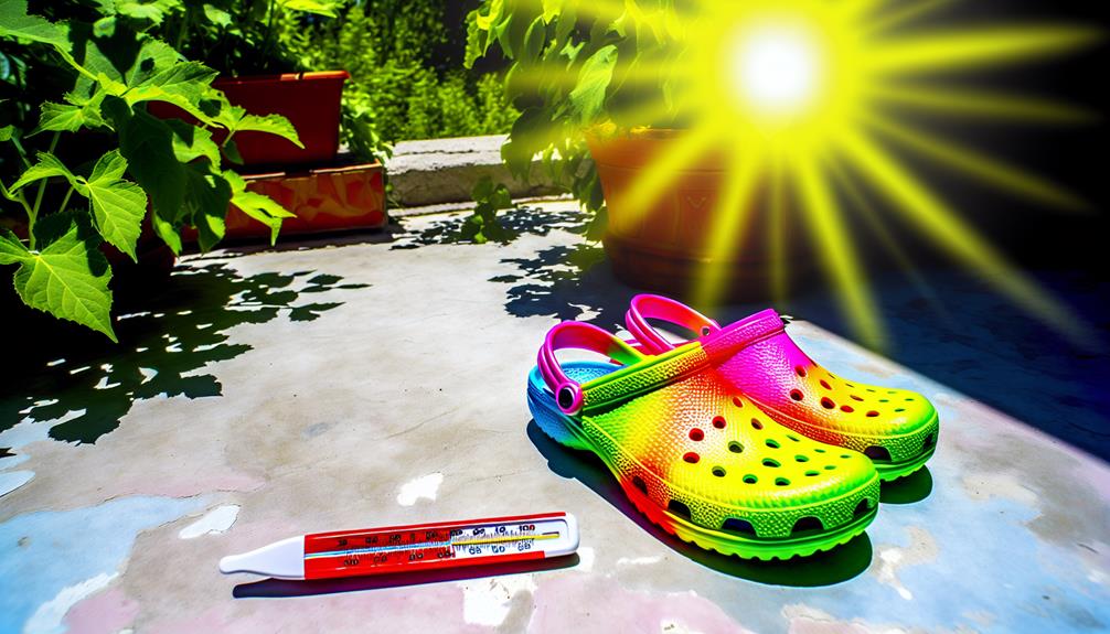 can your crocs shrink in the sun 5
