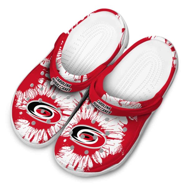 carolina hurricanes splatter graphics clog latest model