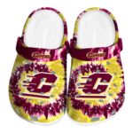 central michigan chippewas radiant burst effect clog best selling