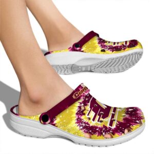 central michigan chippewas radiant burst effect clog fashion forward