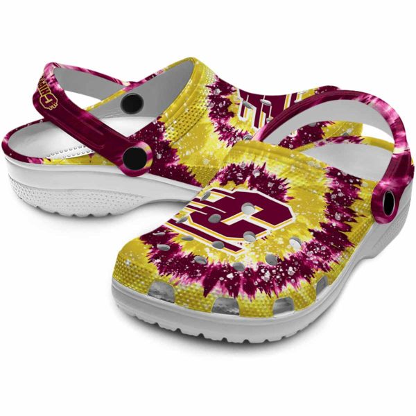 central michigan chippewas radiant burst effect clog high quality
