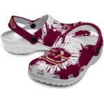 central michigan chippewas splatter graphics clog best selling