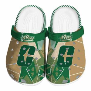 charlotte 49ers geometric background clog best selling