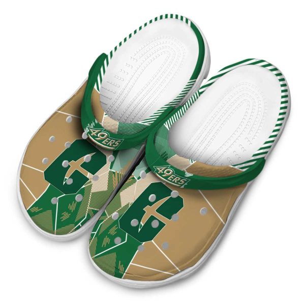 charlotte 49ers geometric background clog latest model