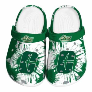 charlotte 49ers splatter graphics clog best selling