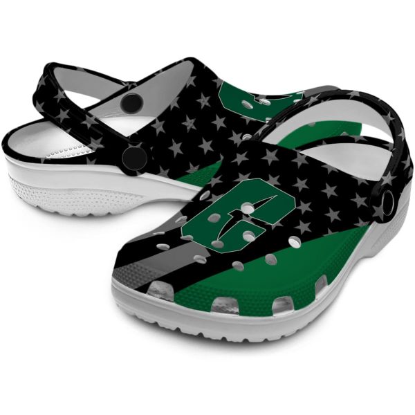 charlotte 49ers stellar stripes theme clog high quality