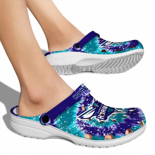 charlotte hornets radiant burst effect clog fashion forward