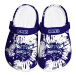 charlotte hornets splatter graphics clog best selling