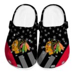 chicago blackhawks stellar stripes theme clog best selling