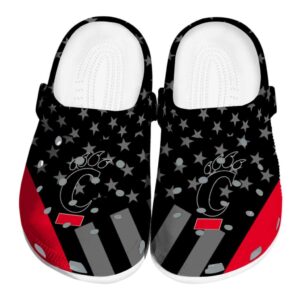 cincinnati bearcats stellar stripes theme clog best selling