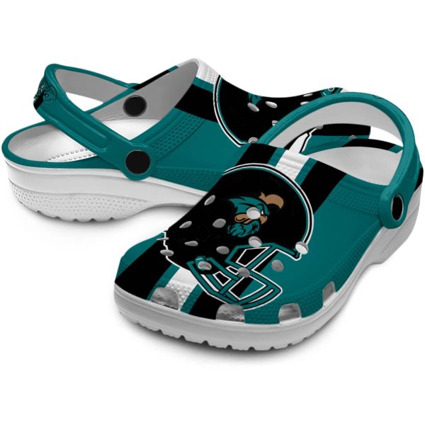 coastal carolina chanticleers helmet stripes clog high quality
