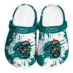 coastal carolina chanticleers splatter graphics clog best selling