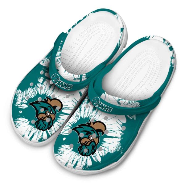 coastal carolina chanticleers splatter graphics clog latest model