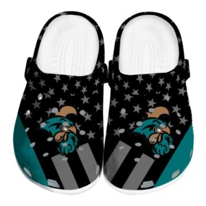coastal carolina chanticleers stellar stripes theme clog best selling