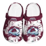 colorado avalanche splatter graphics clog best selling