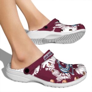 colorado avalanche splatter graphics clog fashion forward