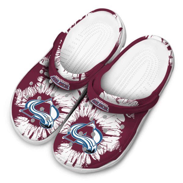 colorado avalanche splatter graphics clog latest model