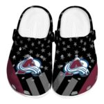colorado avalanche stellar stripes theme clog best selling