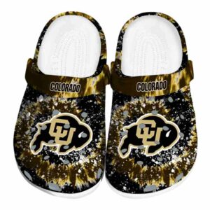 colorado buffaloes radiant burst effect clog best selling