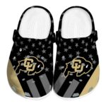colorado buffaloes stellar stripes theme clog best selling