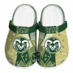 colorado state rams geometric background clog best selling