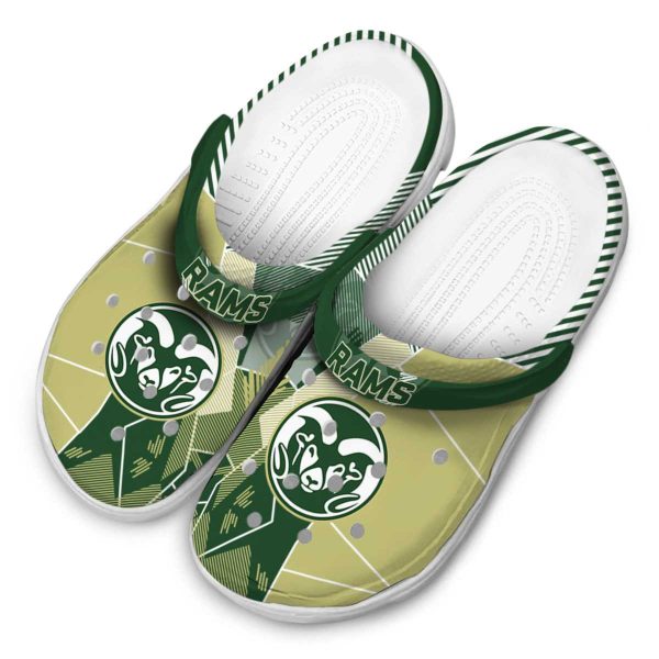 colorado state rams geometric background clog latest model
