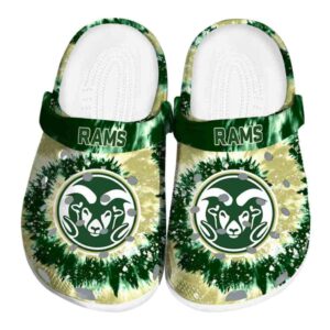 colorado state rams radiant burst effect clog best selling