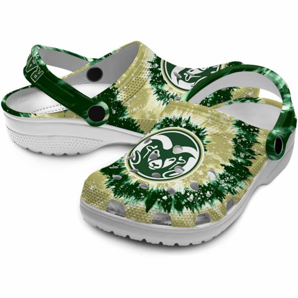 colorado state rams radiant burst effect clog high quality
