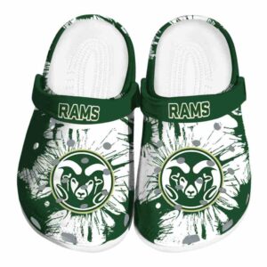 colorado state rams splatter graphics clog best selling