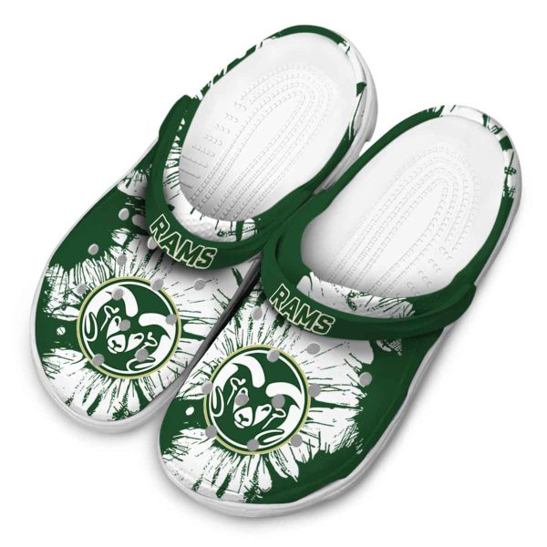 colorado state rams splatter graphics clog latest model