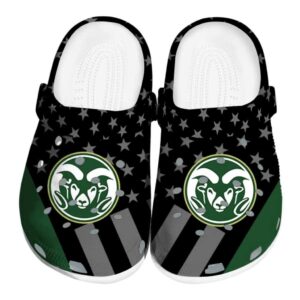 colorado state rams stellar stripes theme clog best selling