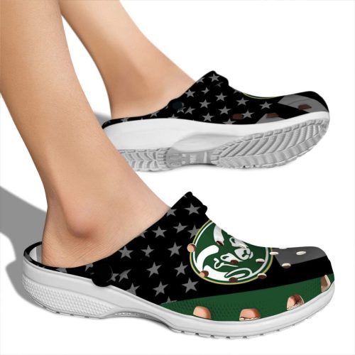 colorado state rams stellar stripes theme clog fashion forward