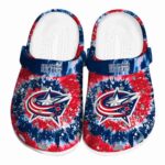 columbus blue jackets radiant burst effect clog best selling