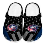 columbus blue jackets stellar stripes theme clog best selling