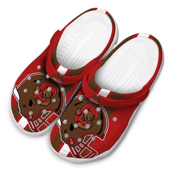 cornell big red helmet stripes clog latest model