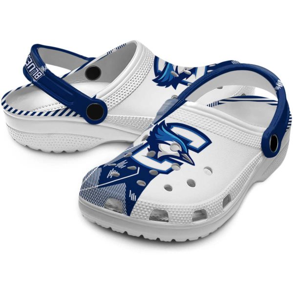 creighton bluejays geometric background clog high quality