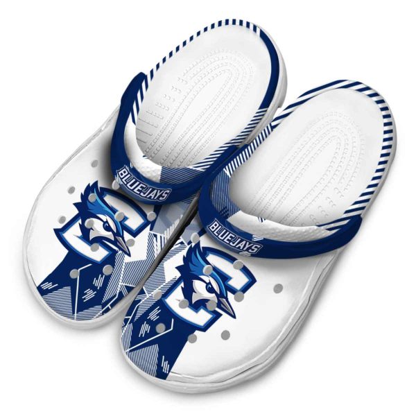 creighton bluejays geometric background clog latest model