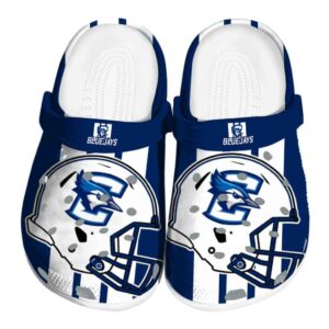 creighton bluejays helmet stripes clog best selling