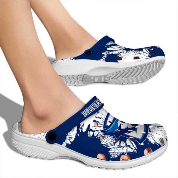 creighton bluejays splatter graphics clog fashion forward
