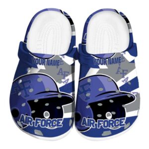 custom air force falcons baseball helmet clog best selling