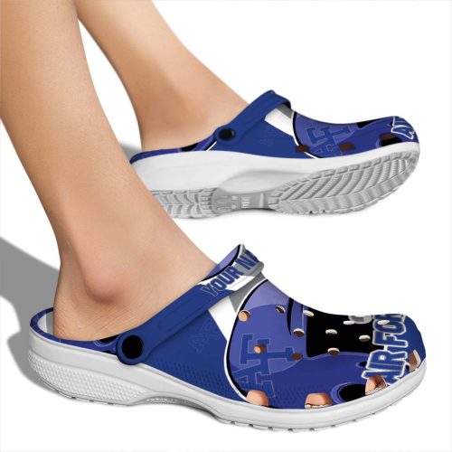 custom air force falcons baseball helmet clog fashion forward