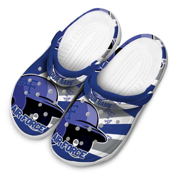 custom air force falcons baseball helmet clog latest model