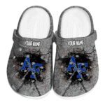 custom air force falcons cracked ground texture clog best selling