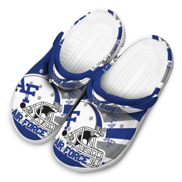custom air force falcons football helmet clog latest model