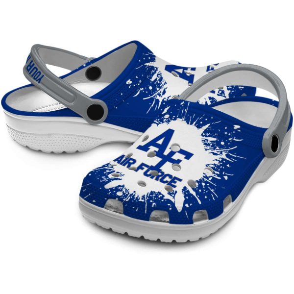 custom air force falcons splash art clog high quality