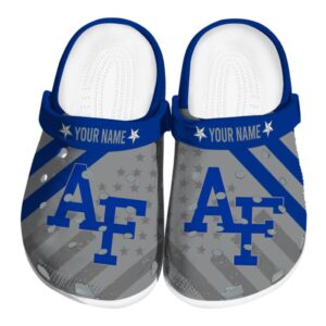 custom air force falcons star spangled graphic clog best selling